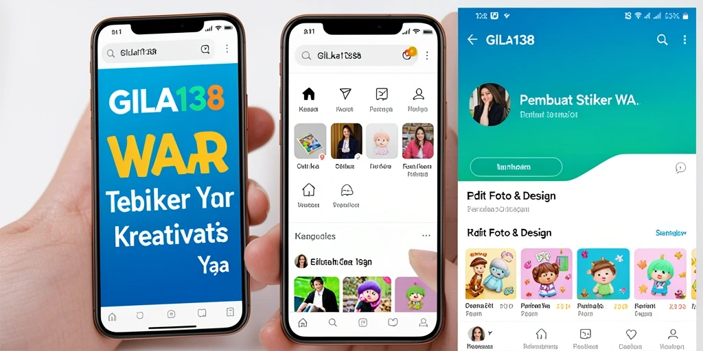 Antarmuka sederhana dan mudah dipahami untuk membuat stiker WA.