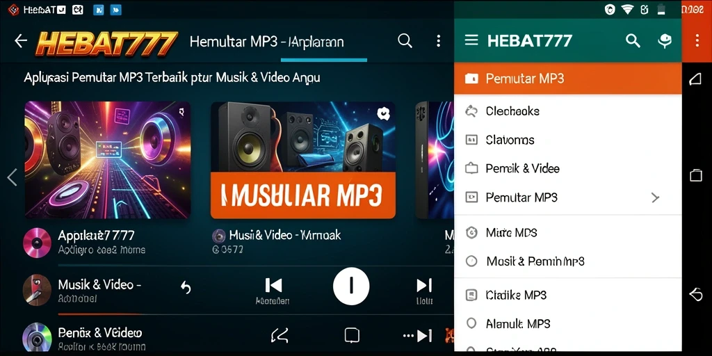 Tampilan antarmuka HEBAT777 yang modern dan intuitif.